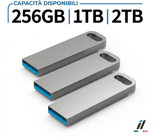 Chiavetta usb metallo - chiavetta, 3.0