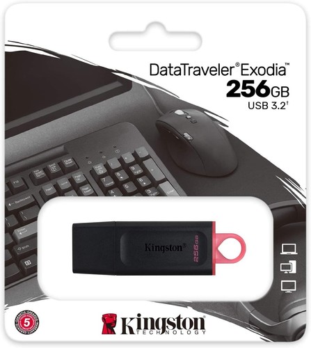 Pen drive 256gb kingston usb - 256gb,